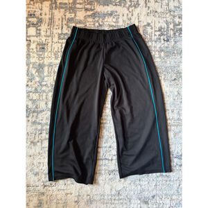 Champion Cropped Wide Leg Black Gym Pants - Size XS